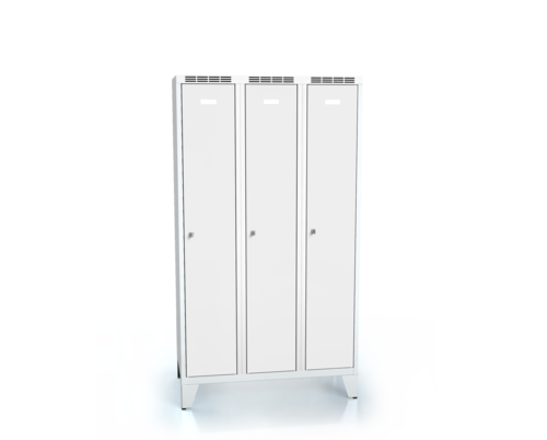 Cloakroom locker reduced height ALSIN with feet 1620 x 900 x 500